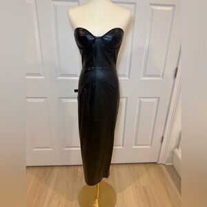 Fashion Nova Black Strapless Dress